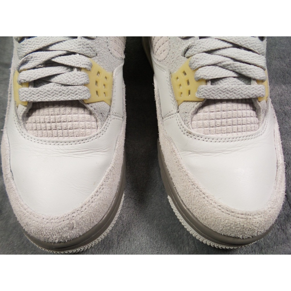 Nike Air Jordan 4 Retro SE Shoes Mens Size 8 Gray Craft Photon Dust DV3742-021 - Picture 4 of 13